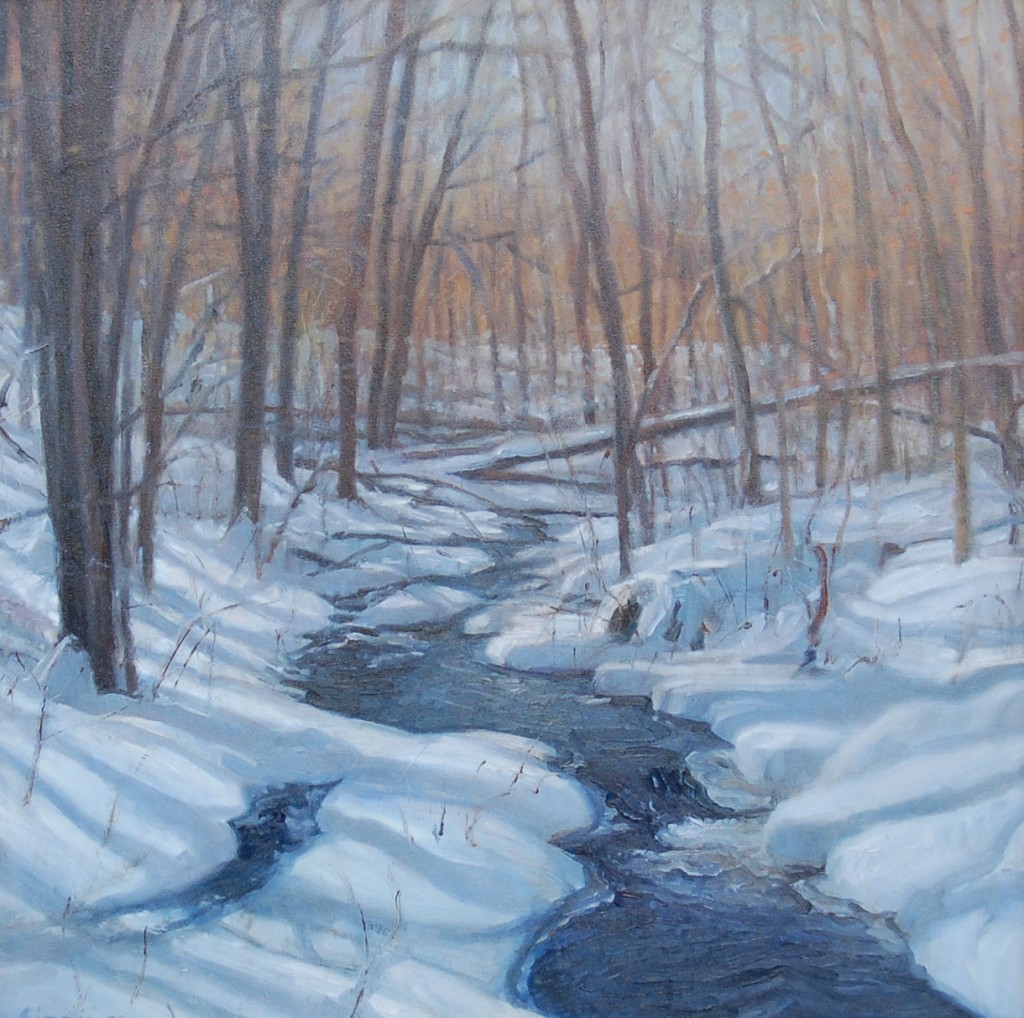 Cold Spring In Winter Dennis Sirrine – Chabot Gallery