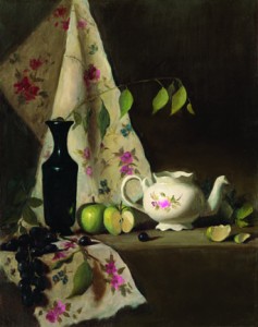 "Green Apples & English Teapot"