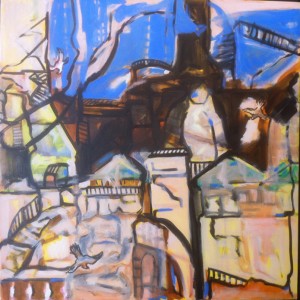 "Brooklyn Bridge Walkway NYC"