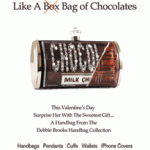 "Debbie Brooks Chocolate Handbag"