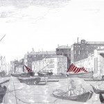 "Venice, Passing the Customs House by the Giudecca Canal"
